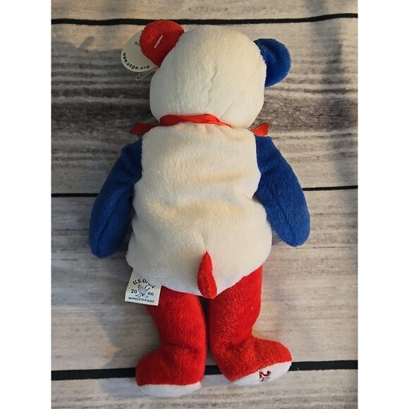 Limited Edtion US Open 2006 Winged Foot PLUSH BEAN BAG 8" HERRINGTON TEDDY BEAR - Picture 2 of 9